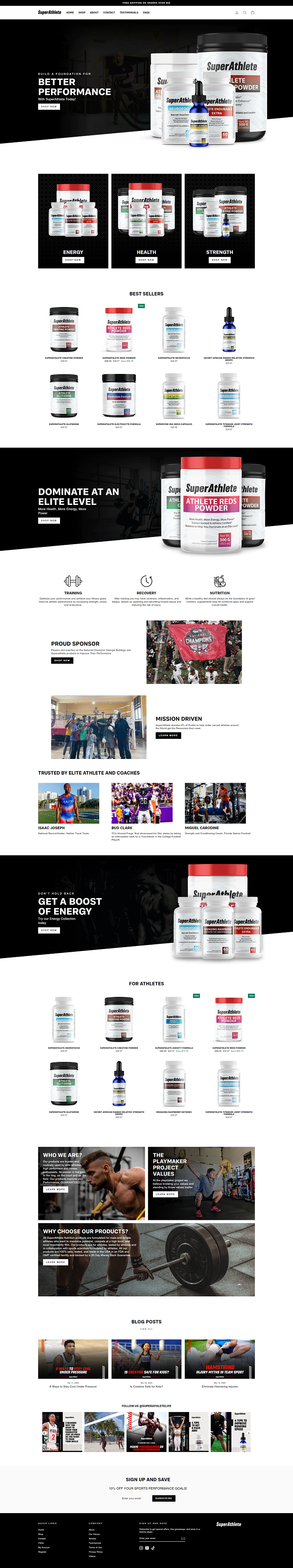 SuperAthlete Nutrition